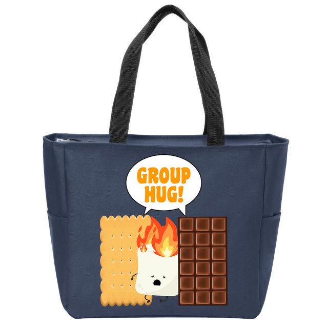 S'mores Group Hug Zip Tote Bag