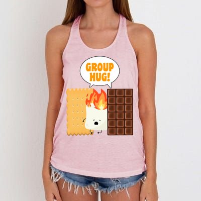 S'mores Group Hug Women's Knotted Racerback Tank