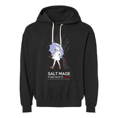 Salt Mage Pure White Salt Garment-Dyed Fleece Hoodie