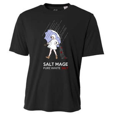 Salt Mage Pure White Salt Cooling Performance Crew T-Shirt