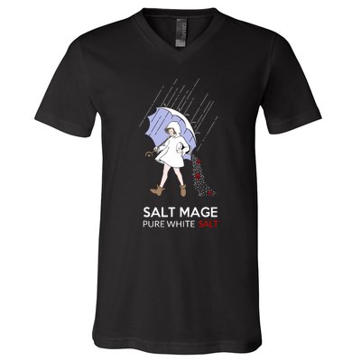 Salt Mage Pure White Salt V-Neck T-Shirt