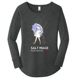 Salt Mage Pure White Salt Women's Perfect Tri Tunic Long Sleeve Shirt