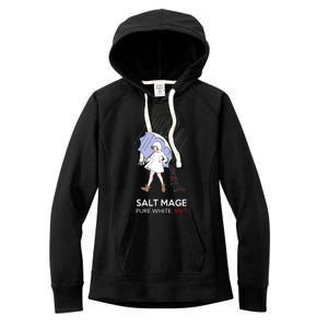 Salt Mage Pure White Salt Women's Fleece Hoodie