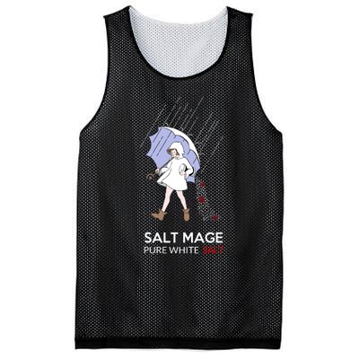 Salt Mage Pure White Salt Mesh Reversible Basketball Jersey Tank