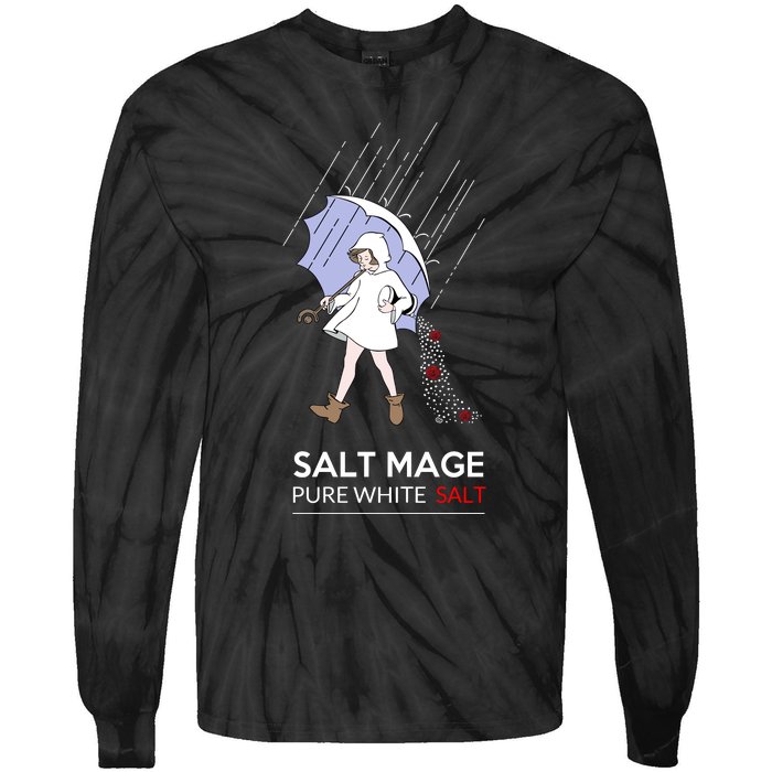 Salt Mage Pure White Salt Tie-Dye Long Sleeve Shirt