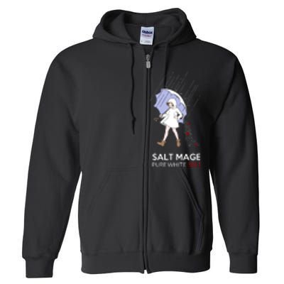 Salt Mage Pure White Salt Full Zip Hoodie