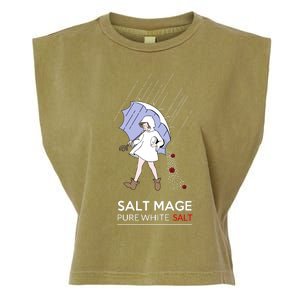 Salt Mage Pure White Salt Garment-Dyed Women's Muscle Tee