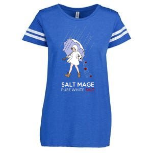 Salt Mage Pure White Salt Enza Ladies Jersey Football T-Shirt