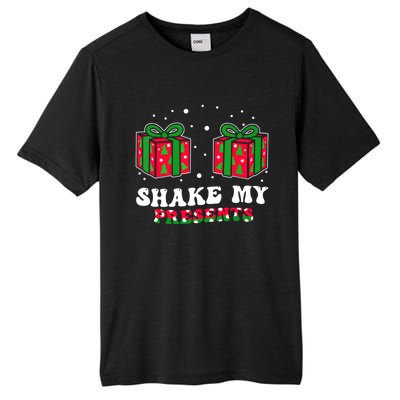 Shake My Presents Jingle My Balls Couples Christmas Gift Tall Fusion ChromaSoft Performance T-Shirt