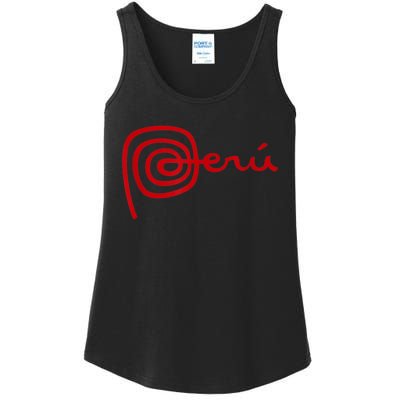 Shirts Marca Peru Peruvian Escudo Coat Of Arms Men Women Ladies Essential Tank