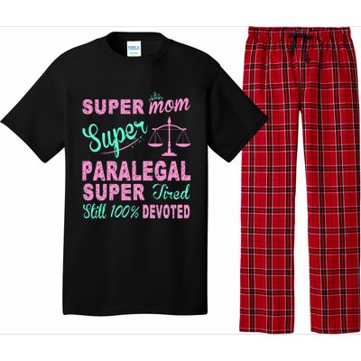 Super Mom Paralegal Super Tired Pajama Set