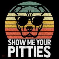 Show Me Pitties Retro Pitbull Pitty Dog Lover Owner Vintage Tank Top