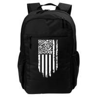Scan Me President Trump Dancing Code American Flag Backpack