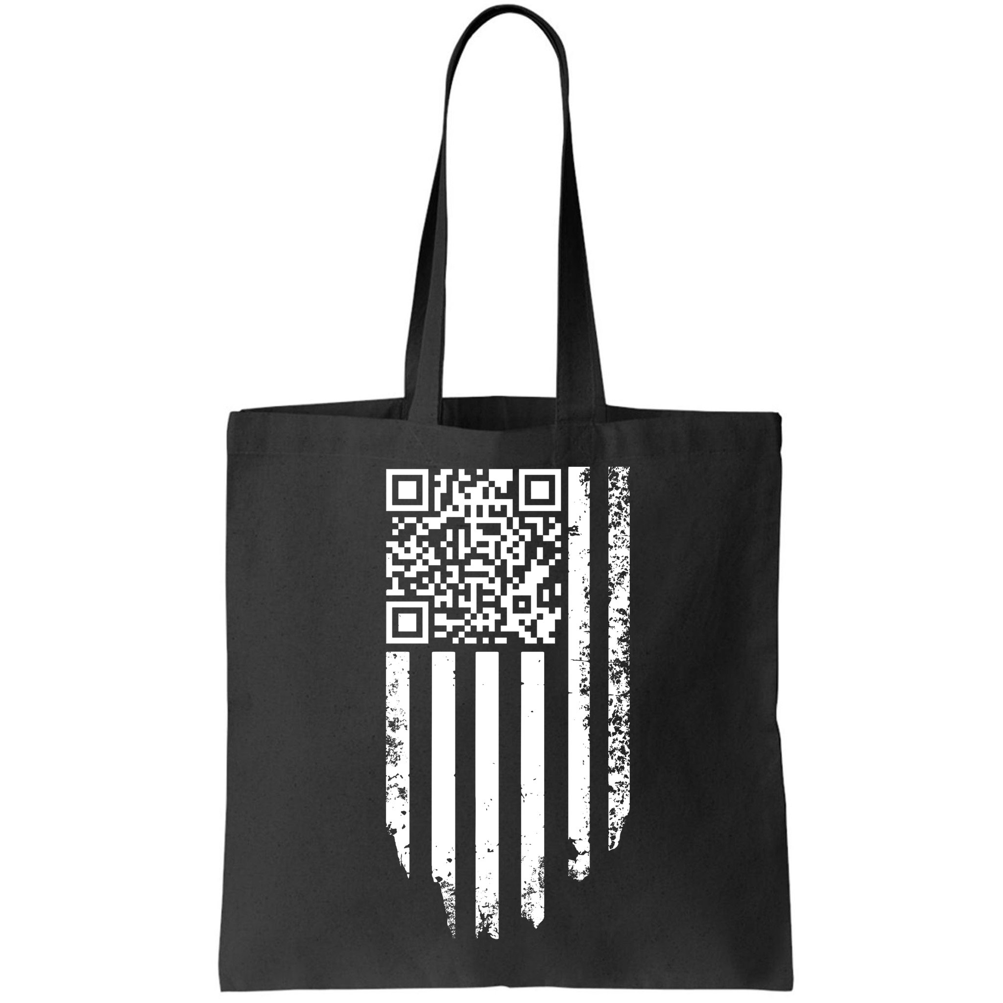 Scan Me President Trump Dancing Code American Flag Bag