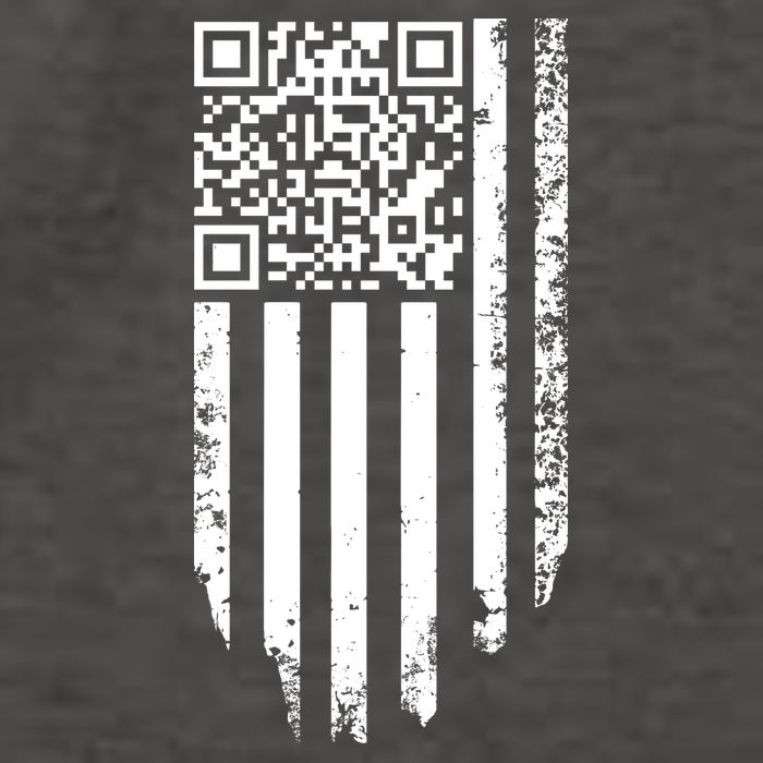 Scan Me President Trump Dancing Code American Flag Vector Backpack
