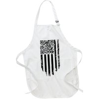 Scan Me President Trump Dancing Code American Flag Apron