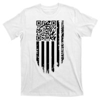 Scan Me President Trump Dancing Code American Flag T-Shirt