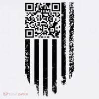 Scan Me President Trump Dancing Code American Flag Tall T-Shirt