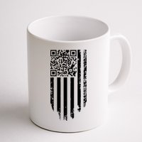 Scan Me President Trump Dancing Code American Flag Mug