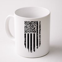 Scan Me President Trump Dancing Code American Flag Mug