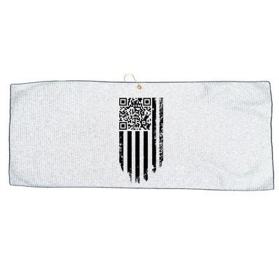 Scan Me President Trump Dancing Code American Flag Large Microfiber Waffle Golf Towel