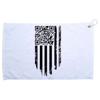 Scan Me President Trump Dancing Code American Flag Grommeted Golf Towel