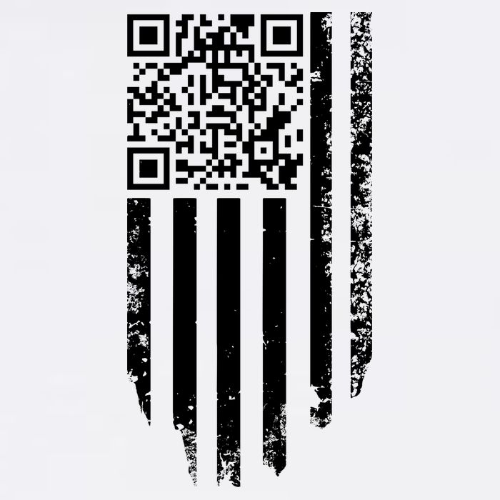 Scan Me President Trump Dancing Code American Flag Wool Snapback Cap