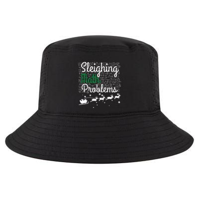 Sleighing Math Problems Funny Math Nerd Teacher Christmas Gift Cool Comfort Performance Bucket Hat