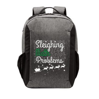 Sleighing Math Problems Funny Math Nerd Teacher Christmas Gift Vector Backpack