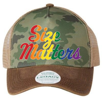 Size Matters Pride Rainbow Legacy Tie Dye Trucker Hat