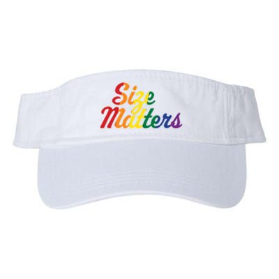 Size Matters Pride Rainbow Valucap Bio-Washed Visor