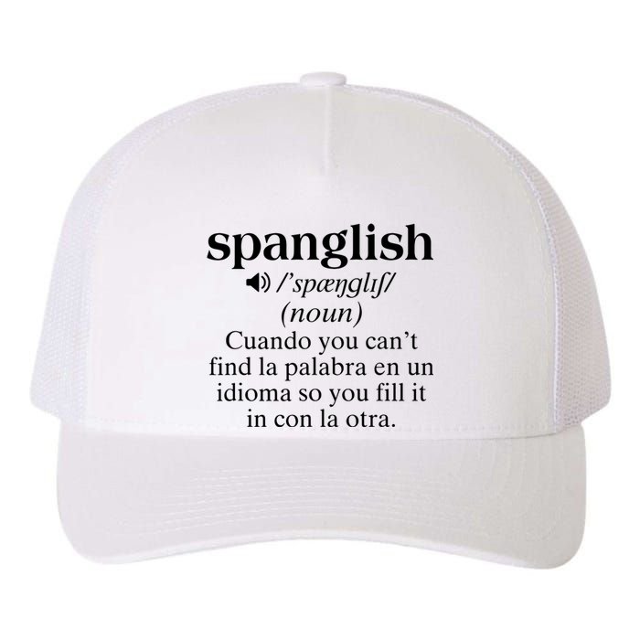 Spanglish Mexican Puerto Rican Venezuelan Spanish Teacher Yupoong Adult 5-Panel Trucker Hat