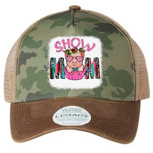 Show Mom Pig Print Leopard For MotherS Day Pig Lovers Legacy Tie Dye Trucker Hat