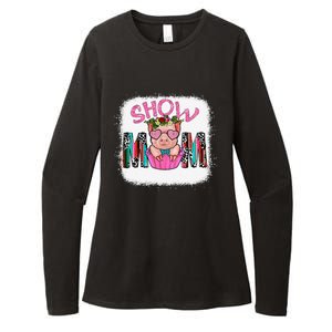 Show Mom Pig Print Leopard For MotherS Day Pig Lovers Womens CVC Long Sleeve Shirt