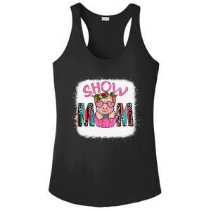 Show Mom Pig Print Leopard For MotherS Day Pig Lovers Ladies PosiCharge Competitor Racerback Tank