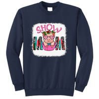 Show Mom Pig Print Leopard For MotherS Day Pig Lovers Sweatshirt