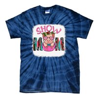 Show Mom Pig Print Leopard For MotherS Day Pig Lovers Tie-Dye T-Shirt