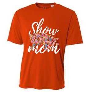 Show Mom Pig Great Gift Cooling Performance Crew T-Shirt