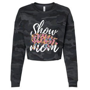 Show Mom Pig Great Gift Cropped Pullover Crew