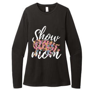 Show Mom Pig Great Gift Womens CVC Long Sleeve Shirt