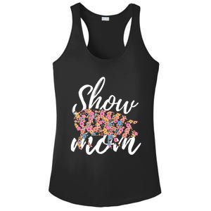 Show Mom Pig Great Gift Ladies PosiCharge Competitor Racerback Tank