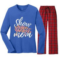 Show Mom Pig Great Gift Women's Long Sleeve Flannel Pajama Set 