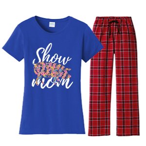 Show Mom Pig Great Gift Women's Flannel Pajama Set