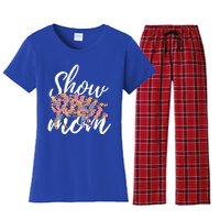 Show Mom Pig Great Gift Women's Flannel Pajama Set