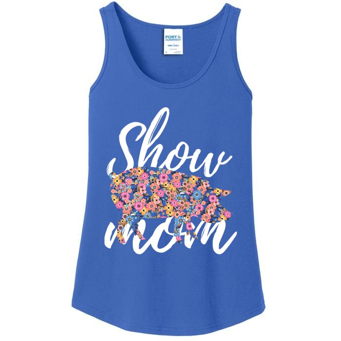 Show Mom Pig Great Gift Ladies Essential Tank