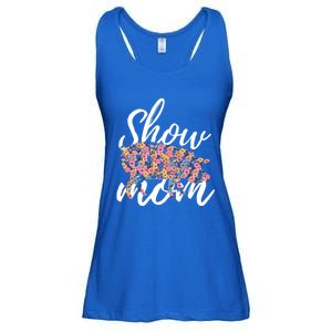 Show Mom Pig Great Gift Ladies Essential Flowy Tank