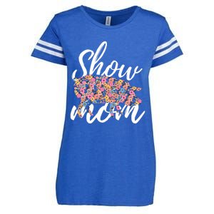 Show Mom Pig Great Gift Enza Ladies Jersey Football T-Shirt