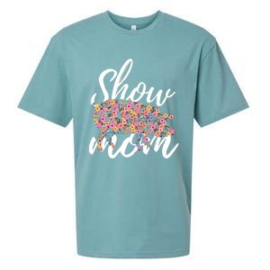 Show Mom Pig Great Gift Sueded Cloud Jersey T-Shirt