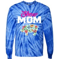 Show Mom Pig Gift Tie-Dye Long Sleeve Shirt