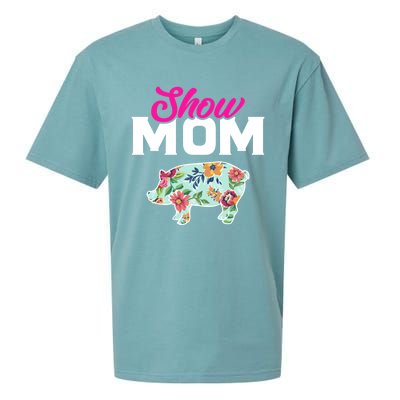 Show Mom Pig Gift Sueded Cloud Jersey T-Shirt